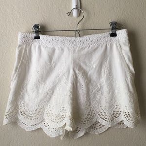 Kimchi Blue Scalloped Lace Shorts